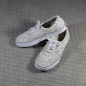 RARE! Vans Women's Size 9 Cream Suede with ALIEN Embossed Images Sneakers